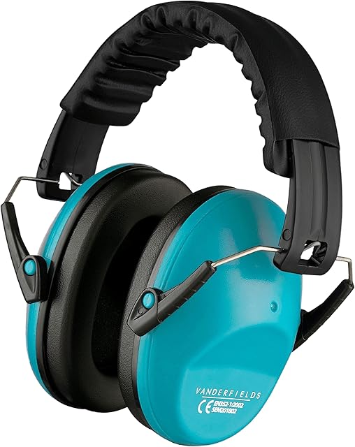 Kids Ear Defenders Children -  Noise Cancelling Headphones Autism - Passive Sound Blocking Earmuffs - Kids Ear Protection Earmuffs for Boys, Girls, Toddlers & Children Age 3-16 Year Old - 20dB NNR