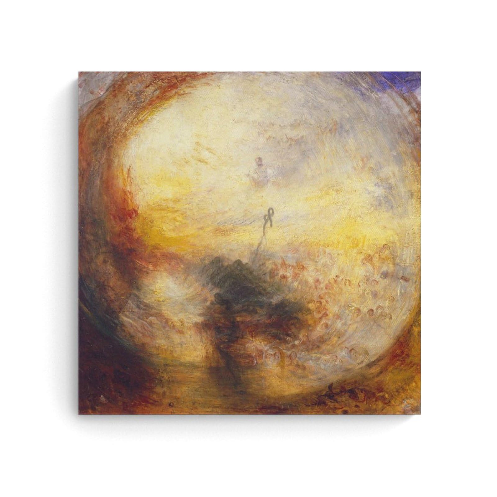 NgAnoh Light And Colour by J. M. W. Turner Canvas Printed Poster Canvas Art And Wall Art Picture Print Modern Family Bedroom Decors 16x16inch(40x40cm)