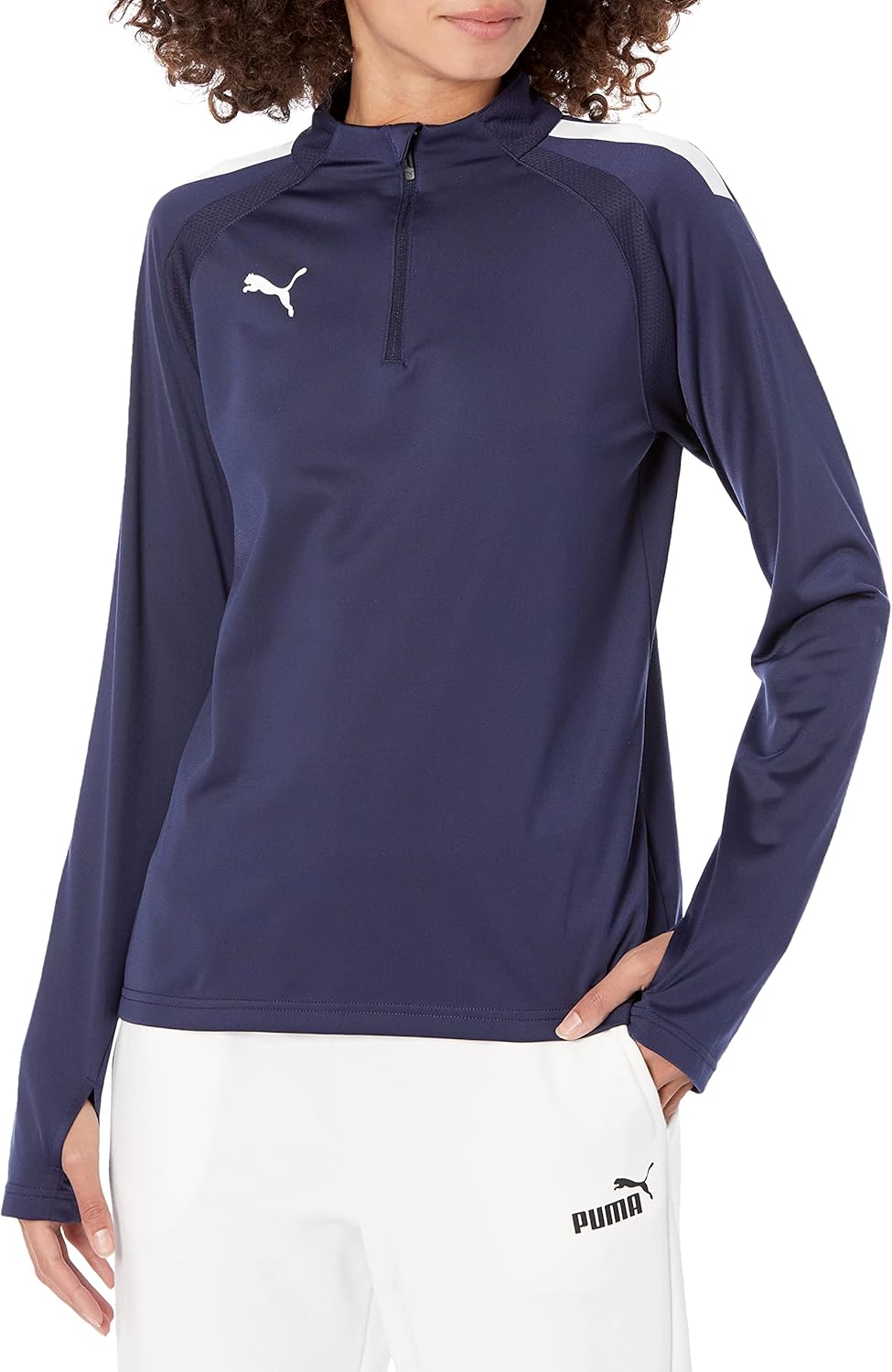 PUMA womens Teamliga 1/4 Zip Top