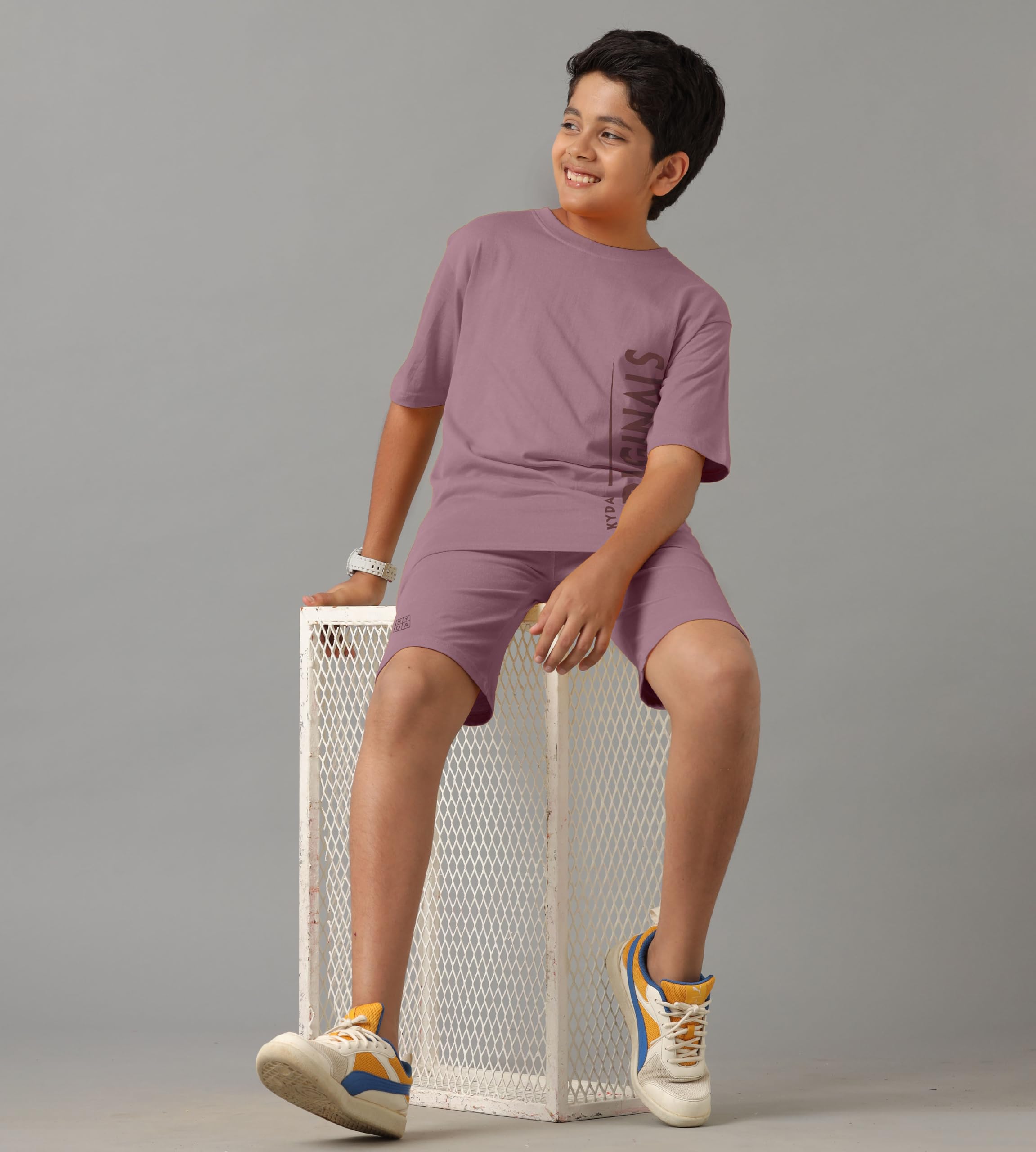 KYDA KIDS Completo t-shirt e pantaloncini 100% puro cotone bambino