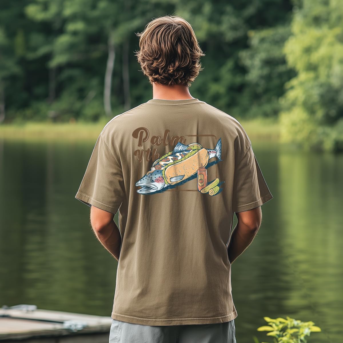 Palmyth Fishing Shirts for Men Short Sleeve T-Shirt UPF 50+ Sun Protection UV Tee - Image 3