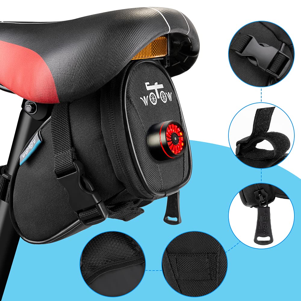 Kit Riparazione Bici Wotow 16 In 1 - Multitool Con Leve Pneumatici, Nero - Foto 4