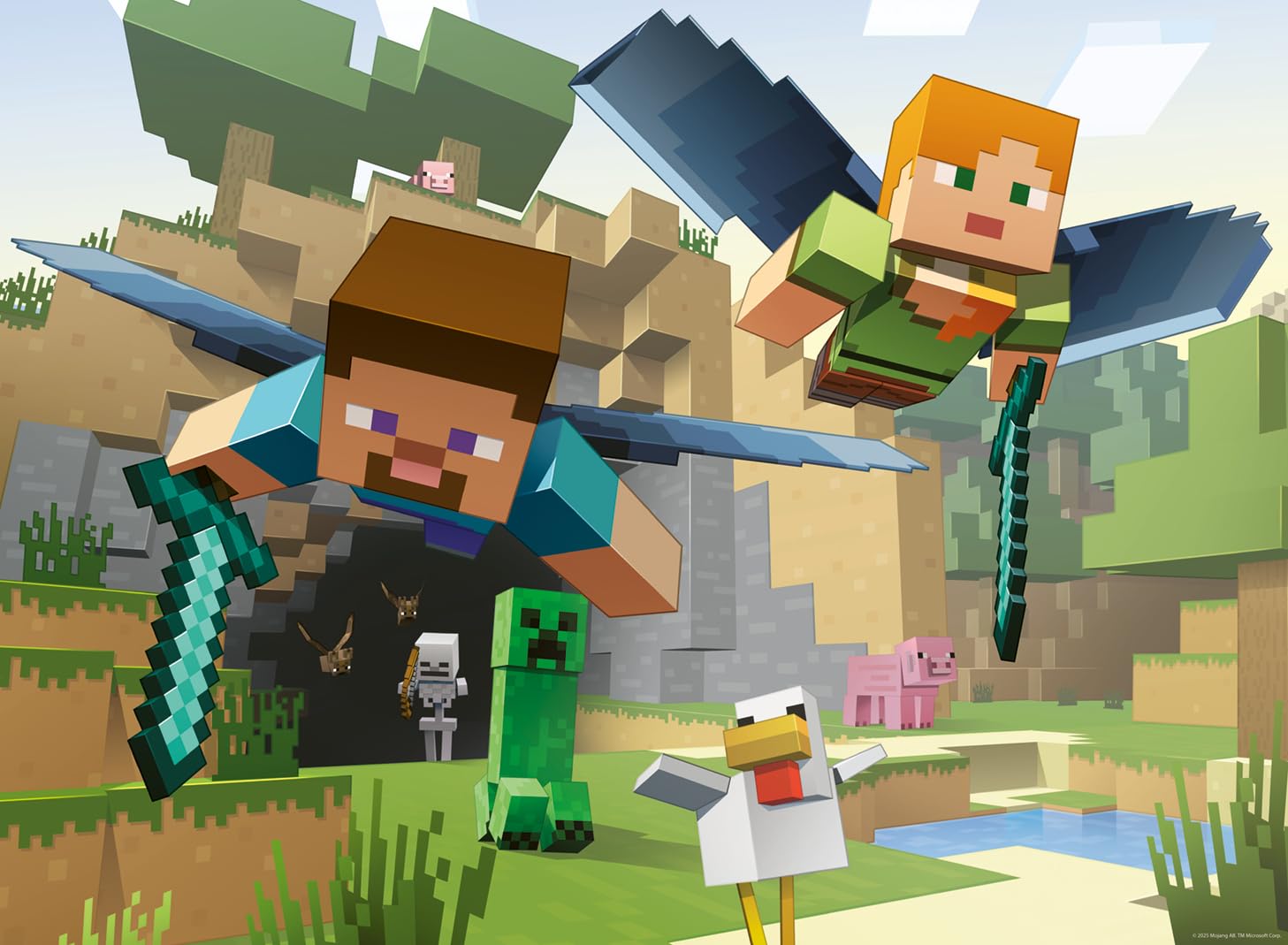 Amazon.com: Ravensburger Minecraft Adventures 200 Piece Jigsaw