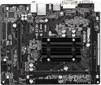 ASRock Motherboard Micro ATX DDR3 1066 NA D1800M