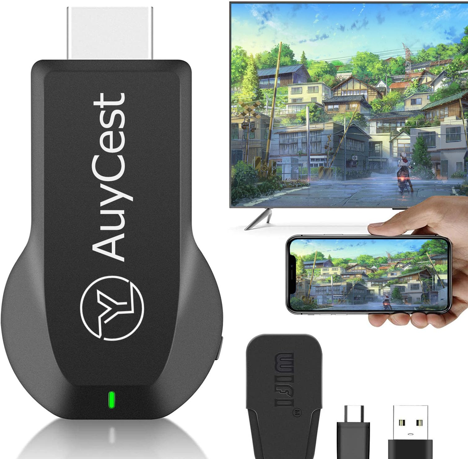 hdmi ミラーキャスト ワイヤレス Iphone&Androidテレビ接続 Amazon | HDMIミラーキャスト AnyCast対応 4k/1080P 正規品 無線