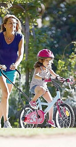 Miniatura 7 de Niños Ciclismo Bicicleta Entrenador de Seguridad Mango Balance Barra de empuje (Negro-a)