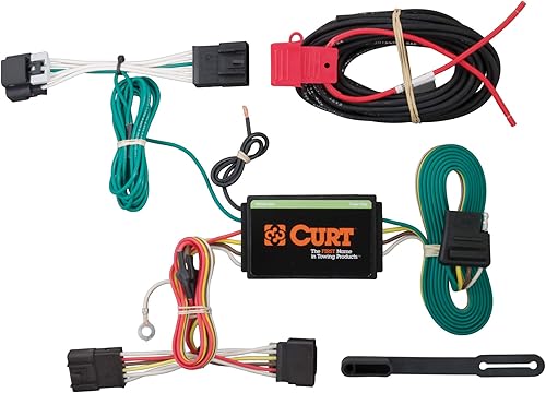 CURT 56216 Arnés de cableado de remolque personalizado de 4 pines para el lado del vehículo, se adapta a Buick Encore seleccionado