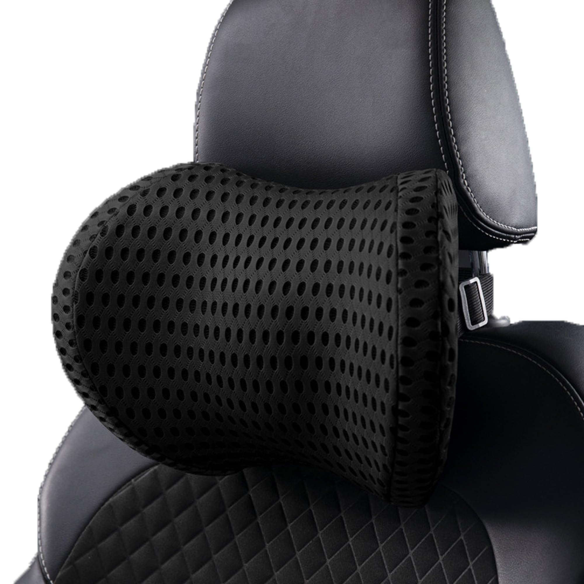 duoyif Cojín Reposacabezas Coche, Almohada Cervical Coche de Espuma Viscoelástica, Transpirable y Cómodo, Almohada de Cuello para Asientos de Coches Conducir Silla Oficina/Gaming (h1)
