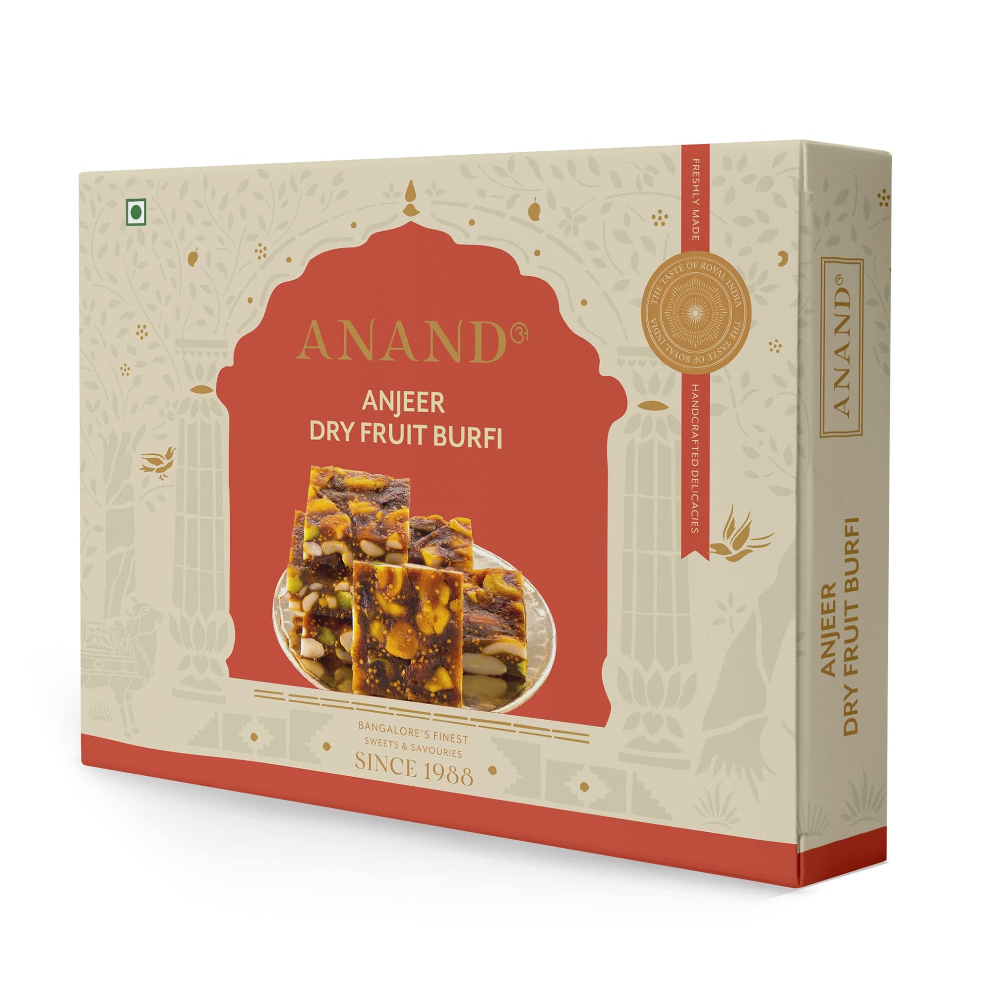 Anand Sweets Anjeer Dry Fruit Burfi - Pure Anjeer Fudge with Dry Fruits and Nuts (500 gm) (B08M38DDJX) Amazon Price History, Amazon Price Tracker