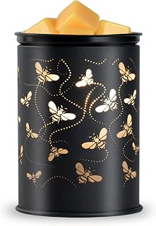 Wax Melt Warmer,Candle Wax Warmer for Scented Wax,Metal Electric Wax Melter for Home Office Bedroom Gift & Decor and Gifts for Mom Grandma Women(bee)