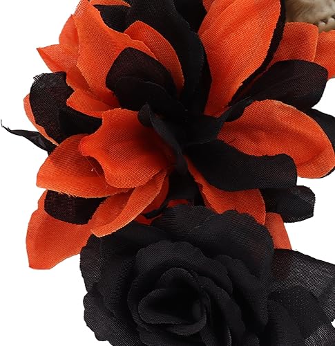 Miniatura 6 de ViaGasaFamido Diadema espeluznante para Halloween, duradera, resistente a la decoloración, diseño de esqueleto de mano de calavera para casa