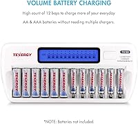 Vista 8 de Tenergy Paquete de 36 pilas recargables AA y AAA NiMH de alta calidad, pilas AA y AAA de 1.2 V, ideales para dispositivos electrónicos diarios