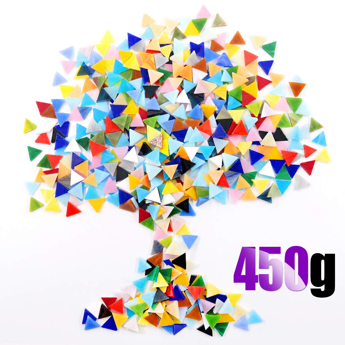 Mosaïque triangulaire multicolore pour décorer votre maison et sublimer vos objets