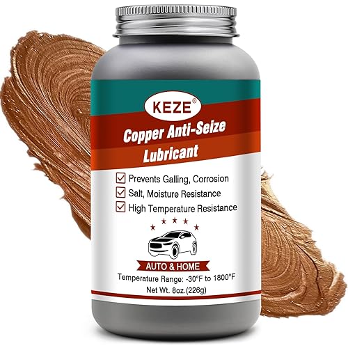 Keze - Lubricante antiadherente de cobre para bujía, grasa resistente al calor para pasador de pinza, sensor de oxígeno de podadora, protege de la