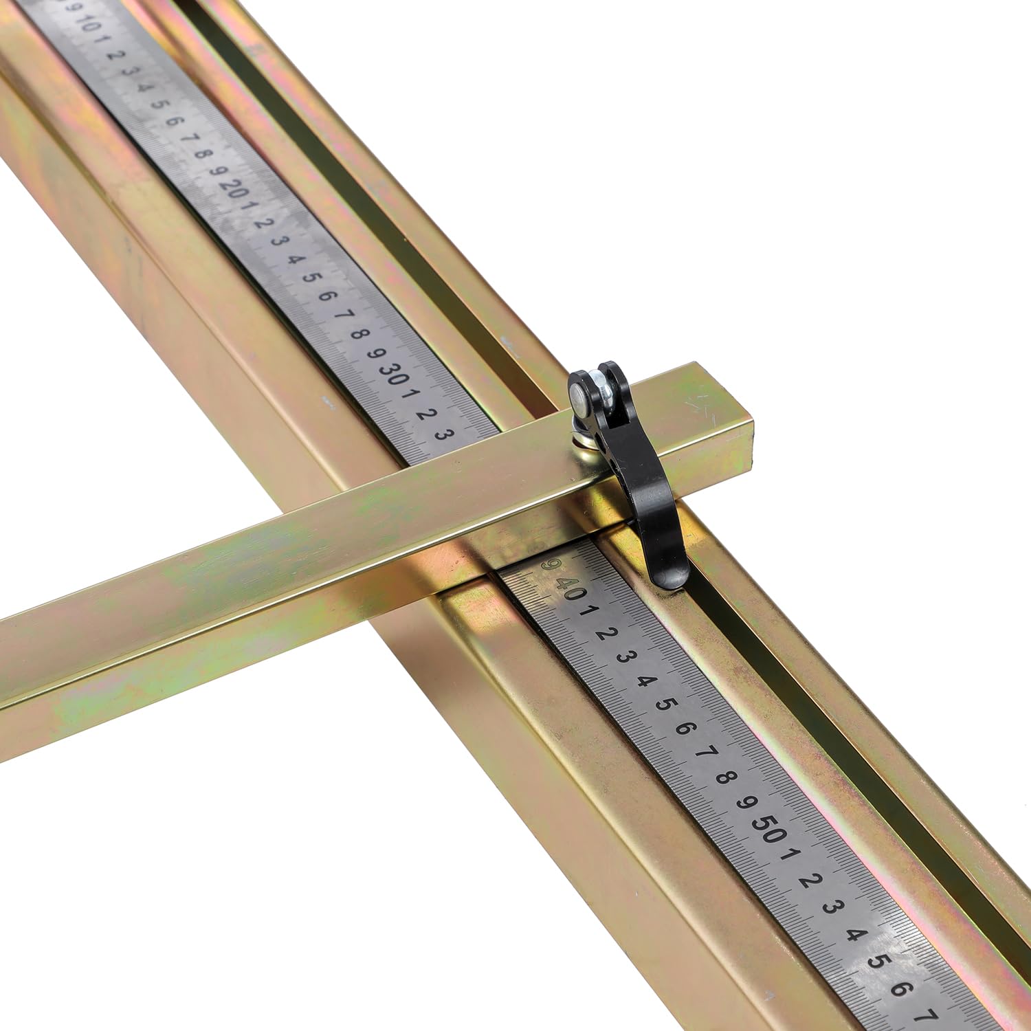 Cortador manual de azulejos 1200 mm Base sólida de alta resistencia guiada por láser de alta precisión con ruedas para máquina de corte de azulejos y paredes de cerámica y porcelana TOPWAY 347740
