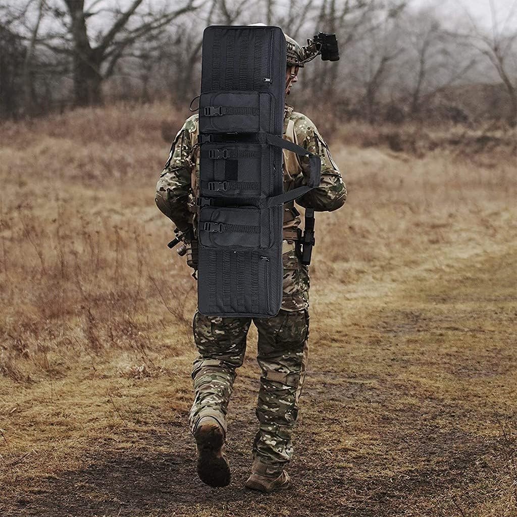 Custodia Per Fucile Doppio,Custodia Fucile Da Caccia,Borsa Protettiva Da Fucile,Fucile Di Canna Da Pesca Borsa,Fodero Porta Fucili Con Spalla Tracolla Militare Softair Fodero Fucile