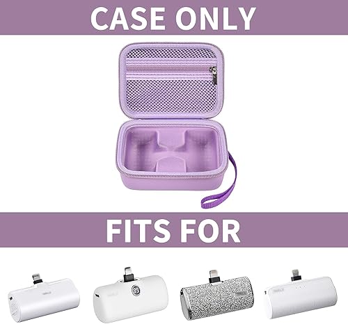 Vista 51 de casmilee Cargador portátil Power Bank Case para 2 piezas Swyop/para Feob/para Charmast/para JEJILL/para LanLuk/para VEGER/para iWALK/para Rosado