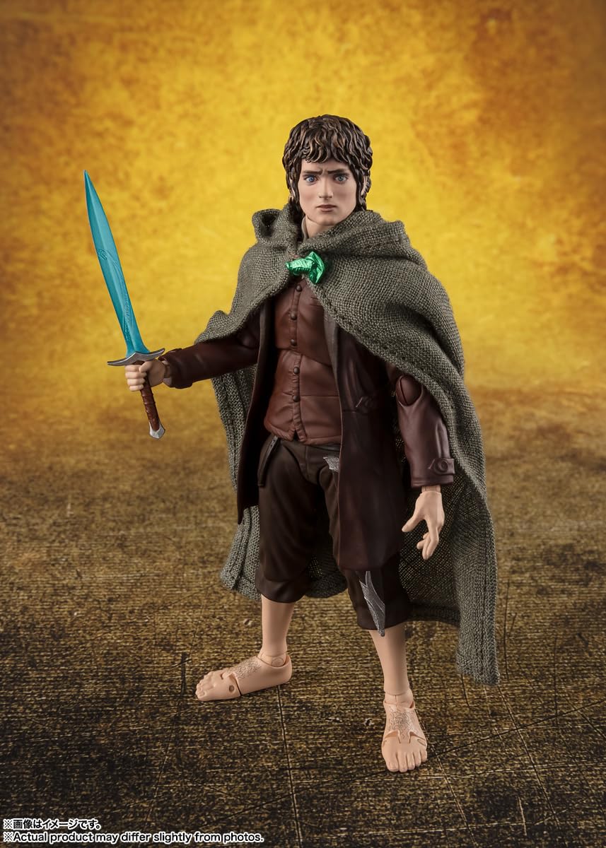 TAMASHII Nations Frodo Baggins & Gollum Figuras 12 & 5 cm The Lord of The Rings: The Fellowship of The Ring