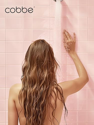 Miniatura 8 de Cobbe Cabezal de ducha filtrado con portátil, cabezal de ducha de alta presión con 6 modos de pulverización con filtros, suavizador de agua filtra