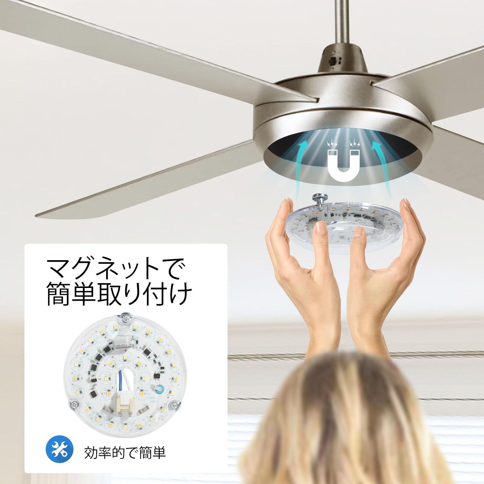 Amazon.co.jp : LED レトロフィットライトキット 天井フラッシュ
