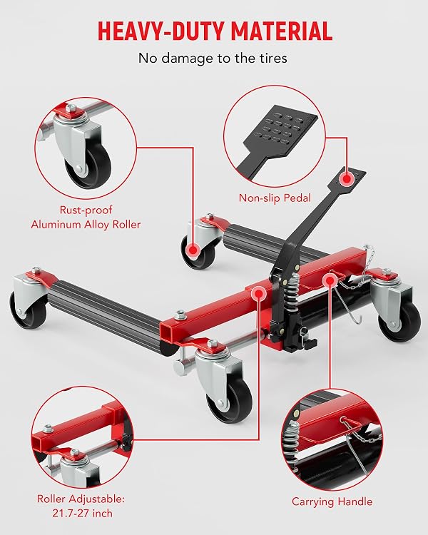 GarveeTech Hydraulic Car Wheel Dolly Set by GarveeTech - Image 4