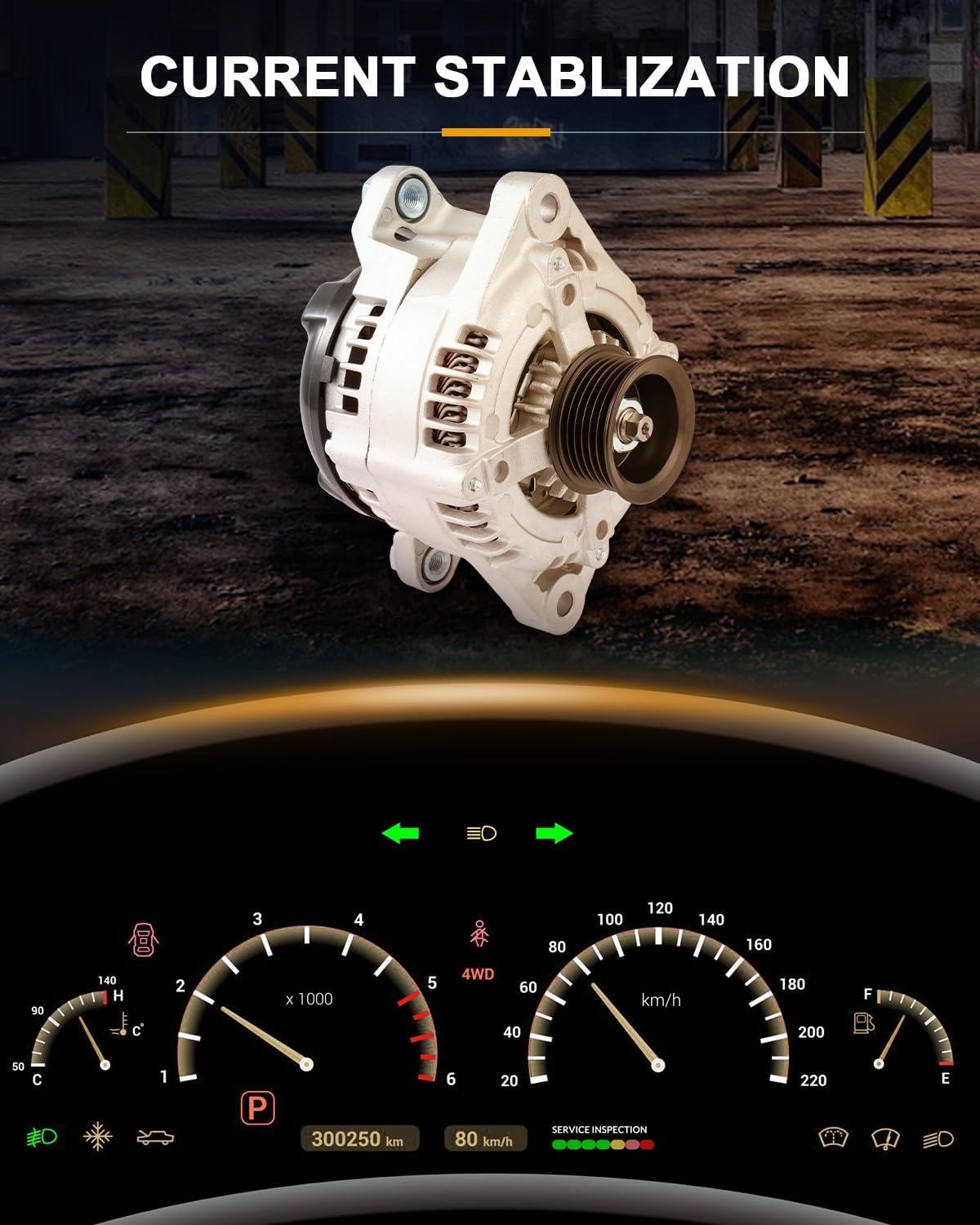 ROADFAR New Alternator Compatible 2019-2021 for Hyundai for Tucson Limited/Luxury/Preferred/SEL/Ultimate 2.4L,2019-2021 for Hyundai for Tucson Limited Tech 2.4L, OE 104211-8590