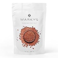 Vista 4 de MARKY'S Sal marina rosa hawaiana mediana gruesa - 1 lb / 452 g