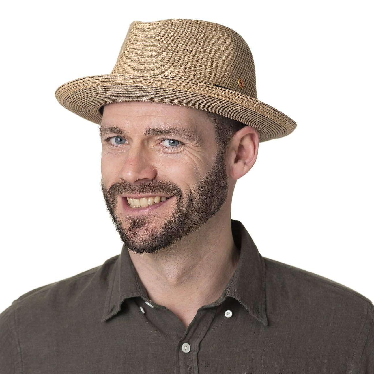 Mayser Chapeau en Paille Samuel Livorno Fedora Homme - Made in The EU de Plage Soleil Printemps-ete Ete