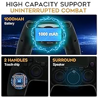 Vista 6 de citnh 2 Pack Wireless Controller for PS4，Compatible with PS4/Slim/Pro/PC，Double Shock 6-Axis Motion Sensor，Built-in Speaker &