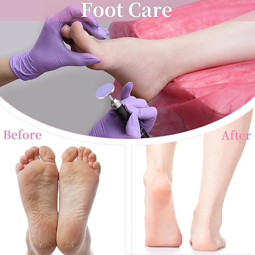 Miniatura 5 de 72 discos de papel de lija y broca de metal para uñas, disco de papel de lija de repuesto de 0.98 pulgadas para herramientas de suministros de