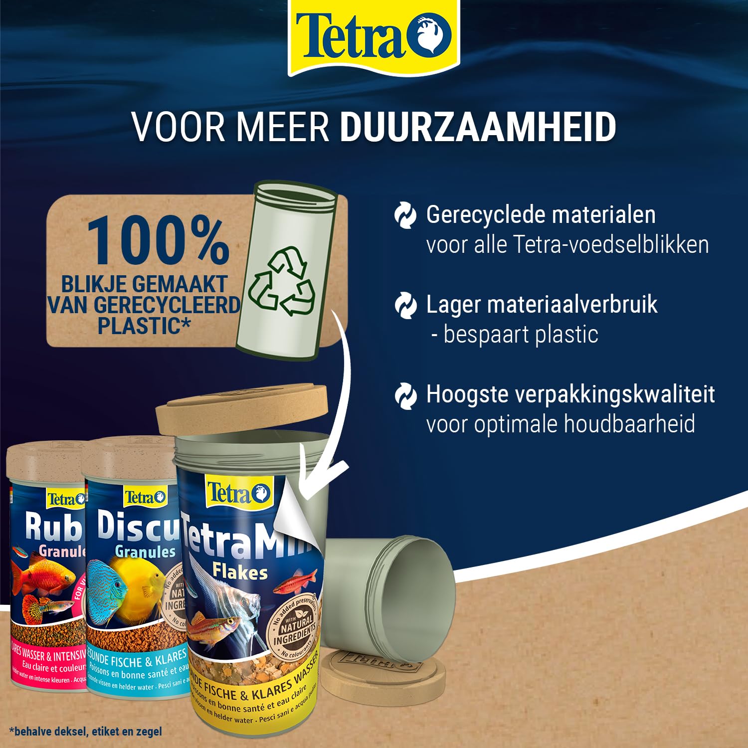 Tetra Rubin Granules – karma dla ryb w postaci granulatu z naturalnymi wzmacniaczami kolorów, idealna dla wszystkich ryb w środkowej warstwie wodnej akwarium, puszka 250 ml
