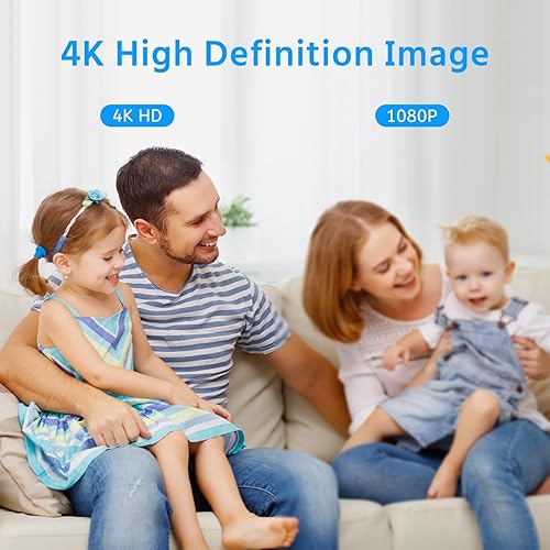 Miniatura 6 de Cámara de seguridad inalámbrica 5G 4K WiFi, mini cámara para el hogar, pequeña cámara de niñera portátil, cámaras de seguridad de video secretas