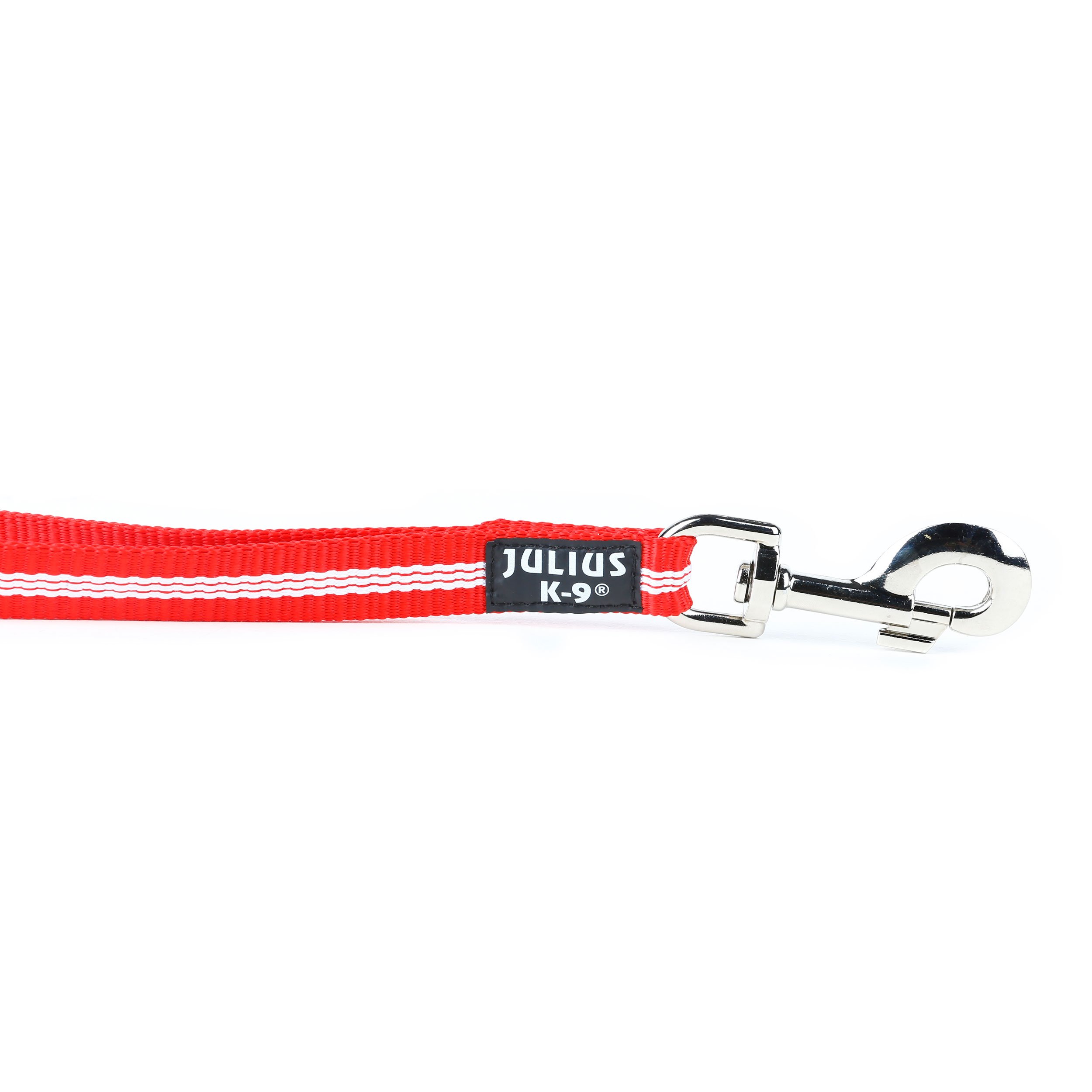IDC Tubular Webbing Short Leash, 19 mm x 35 cm, Red - Image 3