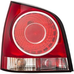 Faro Vw Polo 9N HELLA 2VA 965 303-071 Piloto posterior - Lámparas incandescentes - transparente/rojo - izquierda