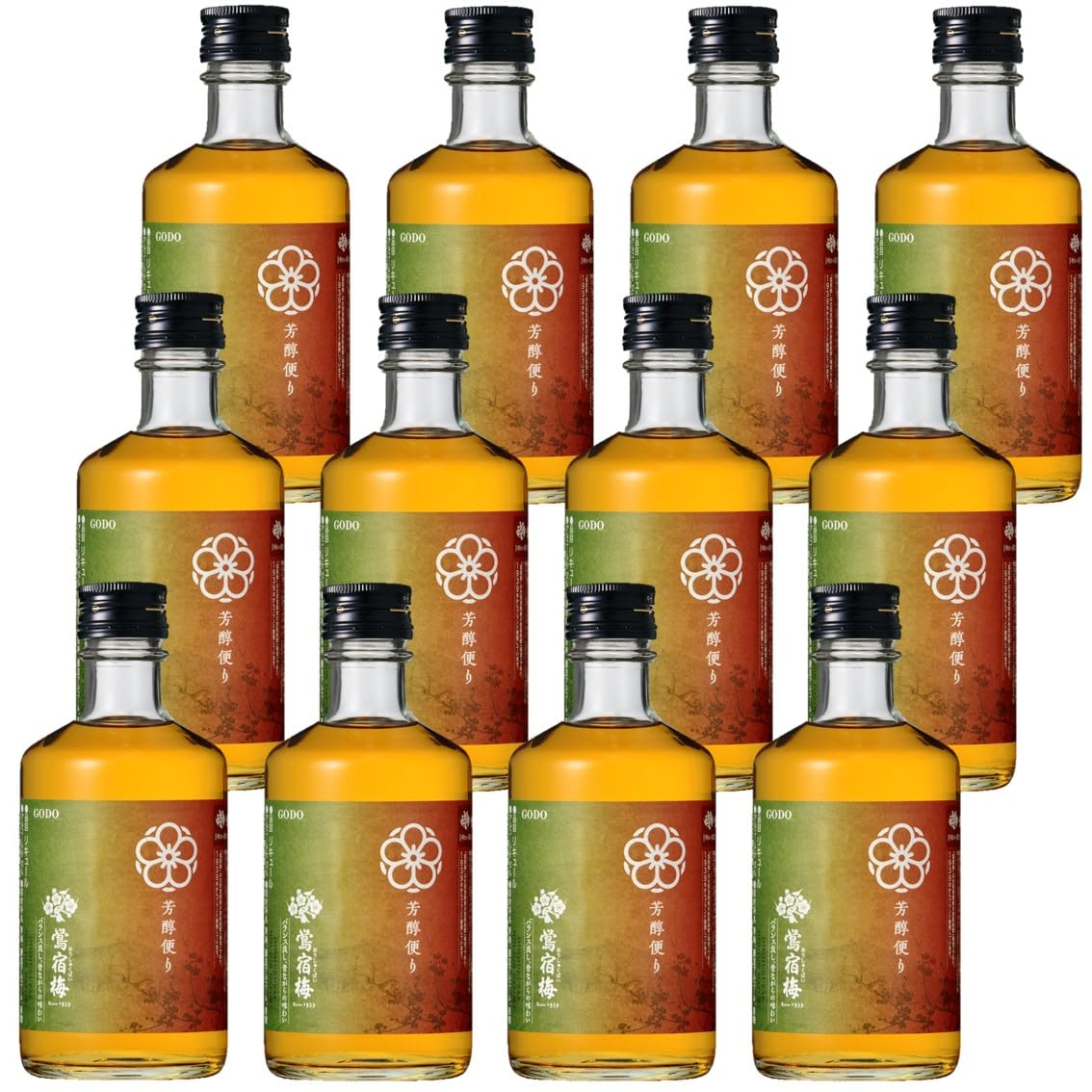 Amazon.co.jp: 合同酒精 梅酒 鴬宿梅(おうしゅくばい) 芳醇便り 小容量