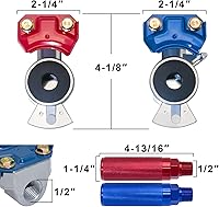 Vista 3 de 3 en 1 de 15 pies de longitud, arnés resistente de 7 vías para camión tractor remolque, ensamblaje de cable eléctrico envolvente y manguera de línea