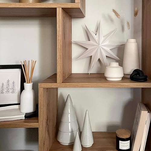 Miniatura 126 de Mobili Fiver, Estantería Iacopo XS (63.31 x 31.5 pulgadas), roble rústico, fabricada en Italia Roble rústico,Ashwood Negro,Ashwood Blanco,Efecto