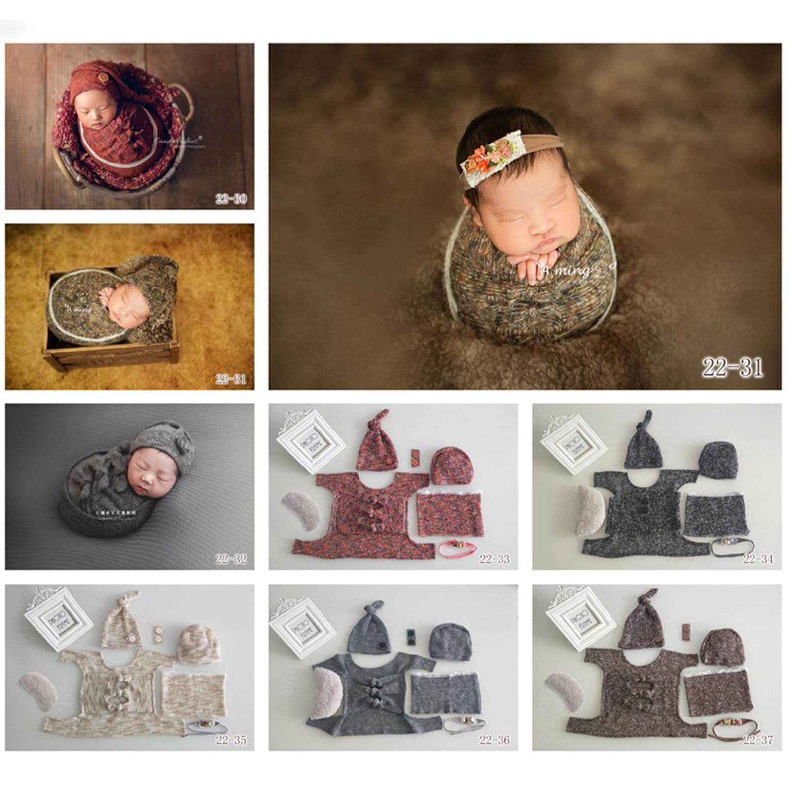Coperta avvolgente per neonati, per fotografia, per feste di nascita, morbida ed elastica, ideale come accessorio per fotografie