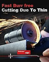 Vista 4 de Ruedas de corte EZARC Paquete de 24, Rueda de corte de 3” x 1/32” x 3/8”, Disco de corte de metal y acero inoxidable para amoladora de troquel