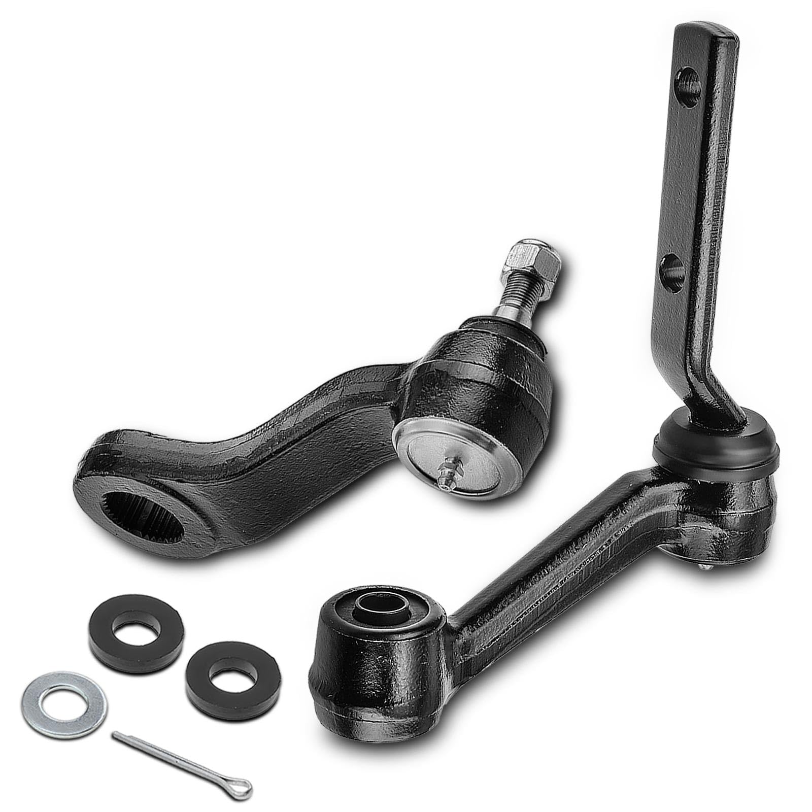 Frankberg 2x Lenkstockhebel Vorderachse Kompatibel mit FORD USA Crown Victoria 4.6L 1995-2002 Lincoln Town Car II 4.6L 1995-1997 Replace# D9AZ3355A