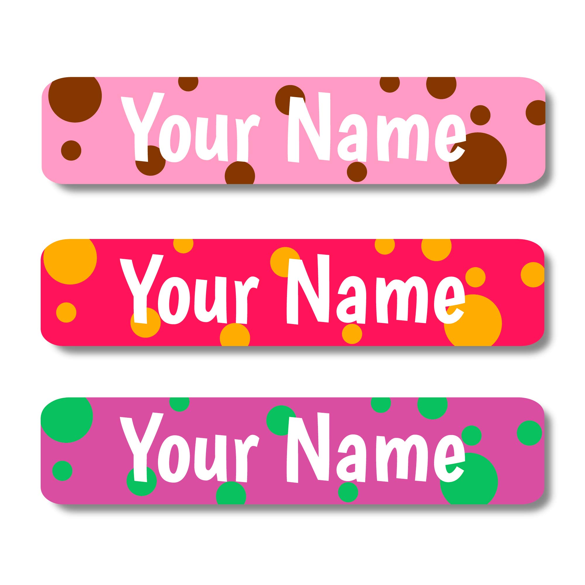 Lovable Labels Personalized Labels for Kids (45 Labels) - Waterproof Dishwasher Safe Peel and Stick Labels are Great for School Supplies Daycare Camp