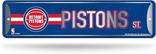 Rico Industries NBA Metal Street Sign 4x15 Inch - Durable Aluminum Team Fan Wall Decor, Made in USA