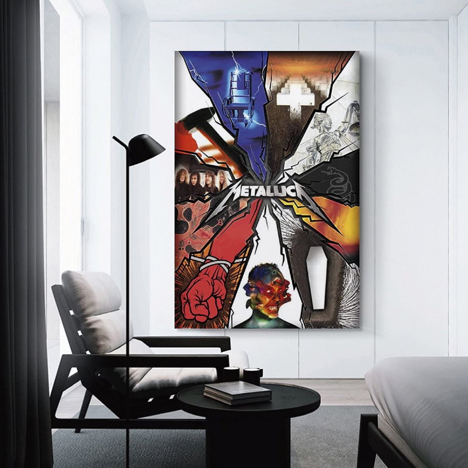 HAUEBDANSEY METALLICA Affiches Murales Esthétiques, Vintage