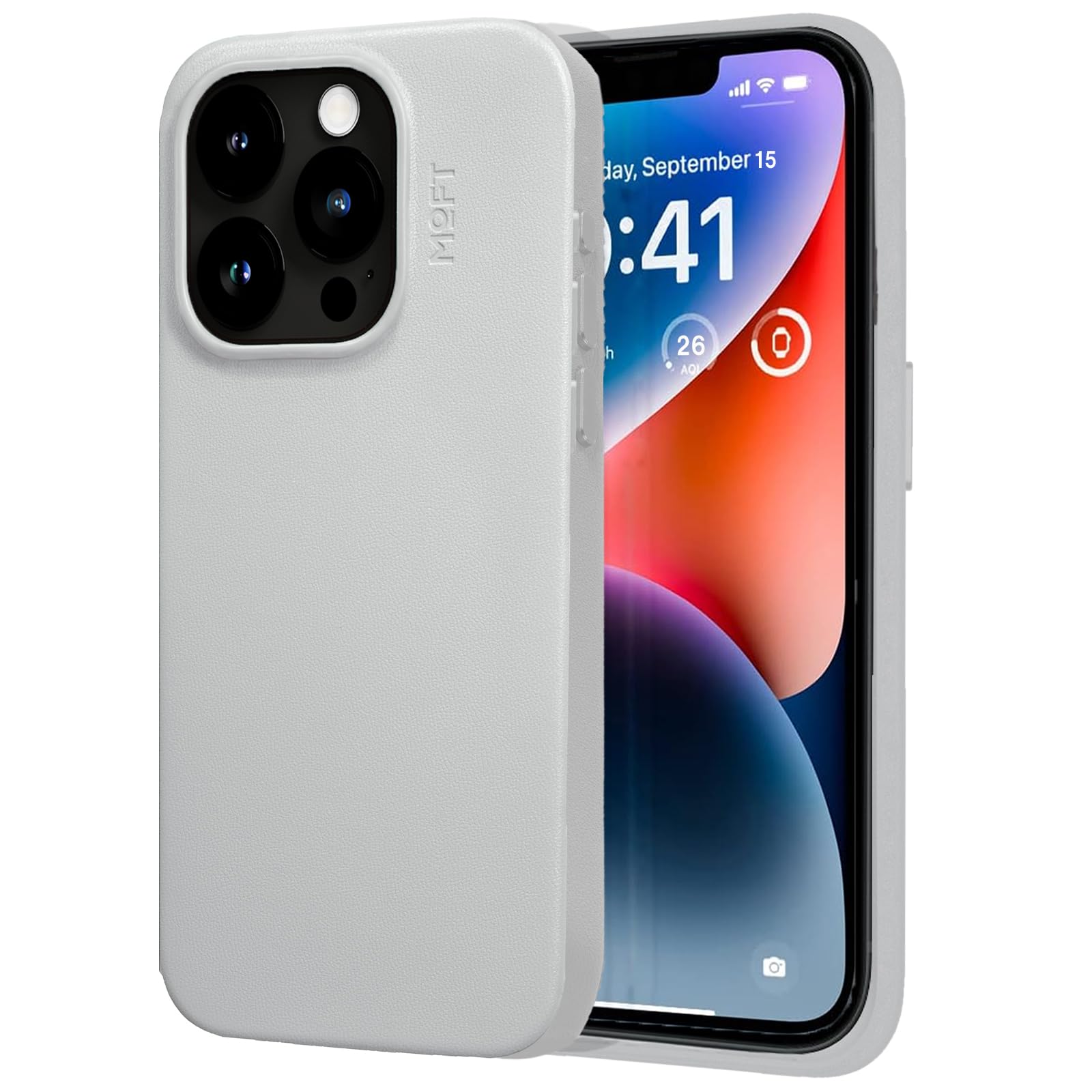 Amazon.co.jp: MOFT iPhone 15 MOVAS™ レザーケース 【 ストラップ 
