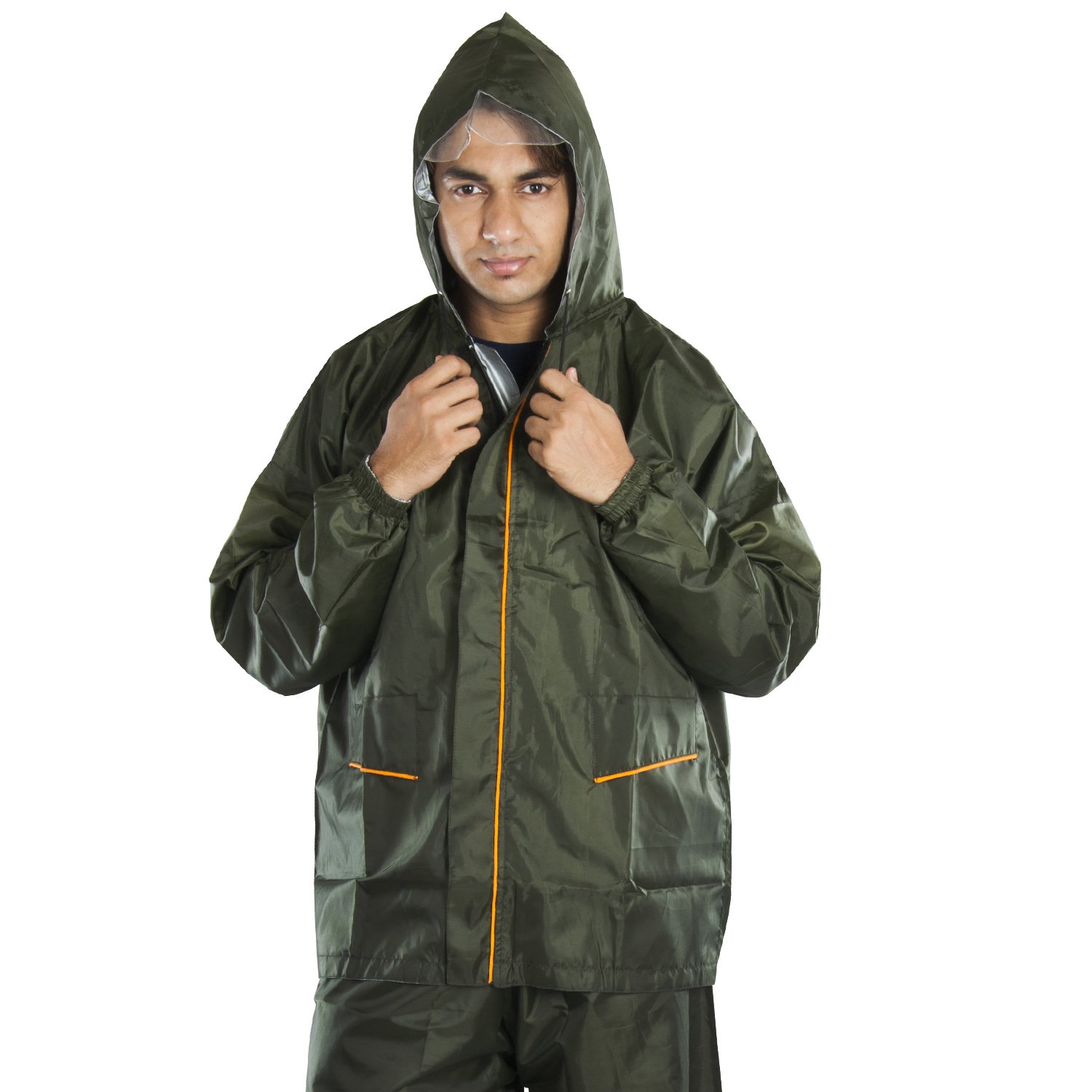 THE DRY CAPE ; LET IT Raincoat for Men rain Waterproof Best Bike Solid boy Coat Suit
