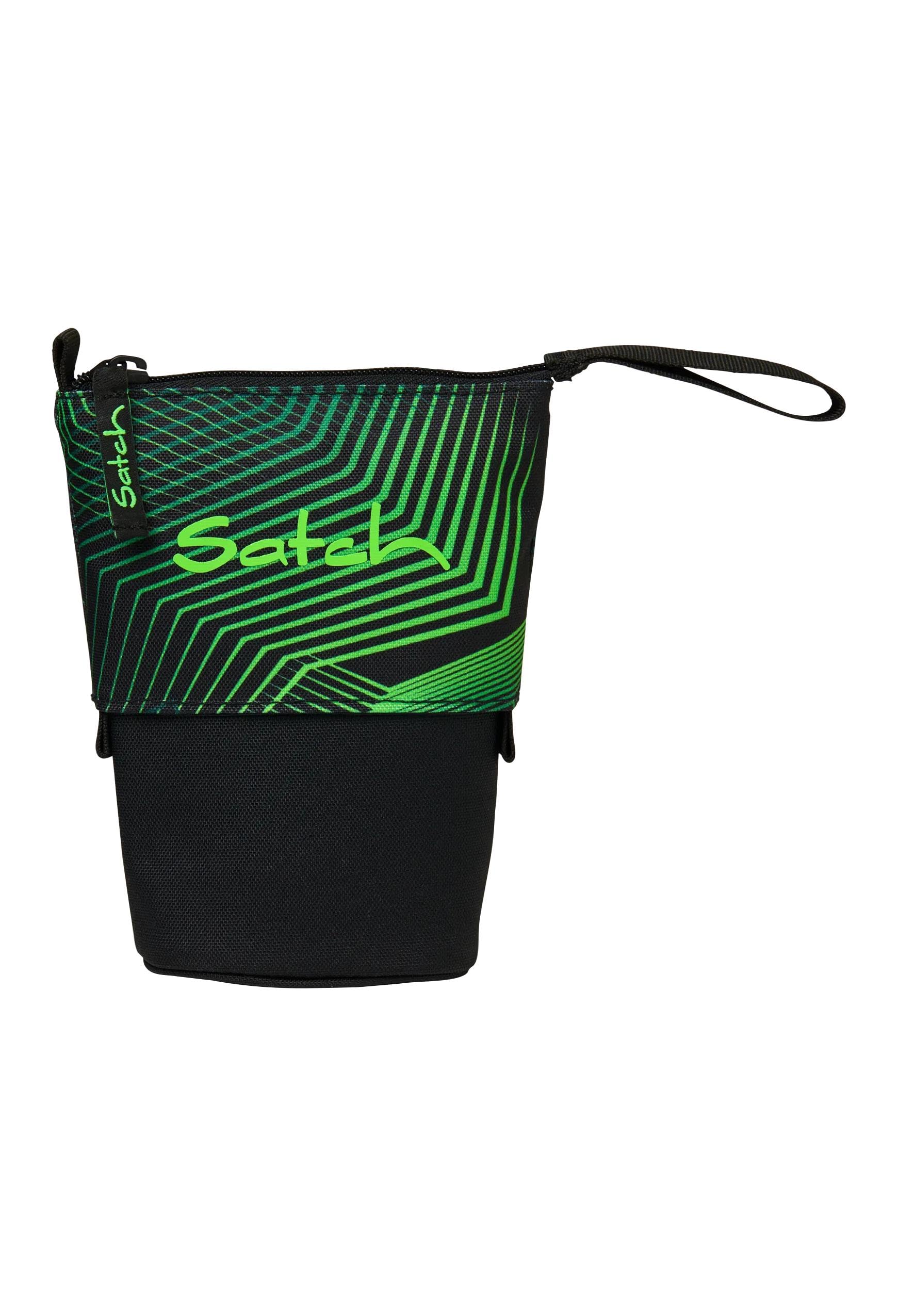 Satch Pencil Slider Pencil Case Pen Holder for Standing 3 Inner Compartments, Secret Compartment, Recycled Materials