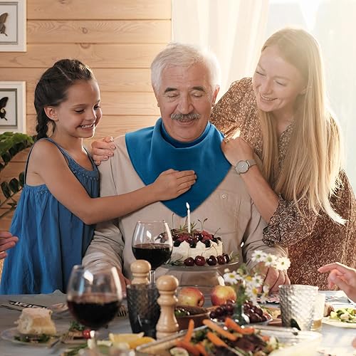 Miniatura 5 de Baby Noah Adult Drool Bib for Special Needs, 3 Pack Large Elderly Bandana, Teen Bib for Women Men, Soft Absorbent Set for Kid