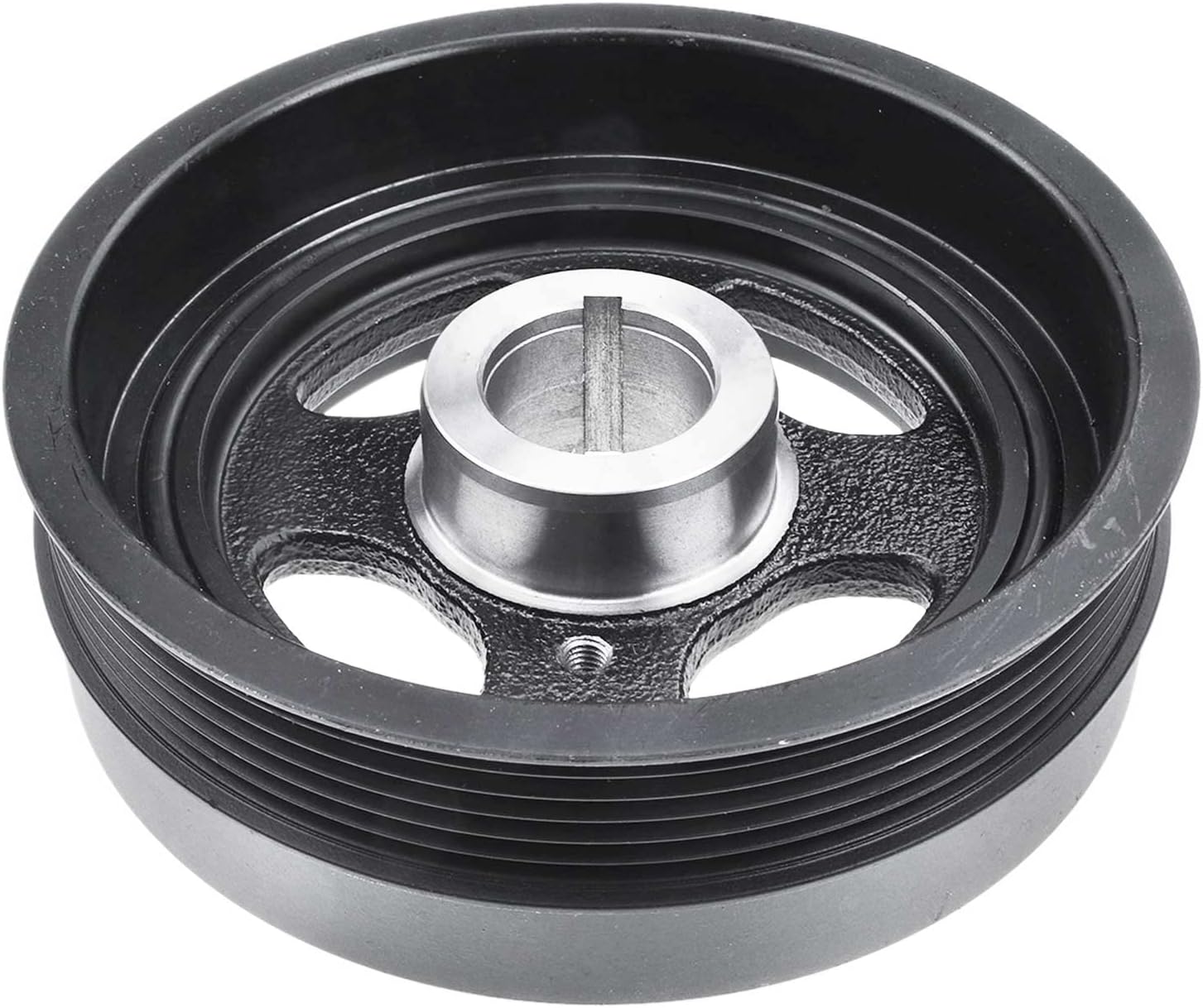 A-Premium Engine Harmonic Balancer Crankshaft Pulley Compatible with Nissan Altima 2013-2019, Frontier 2013-2014, Rogue 2014-2020, DOHC L4 2.5L, Replace# 123033TA0A, 12303-3TA0A