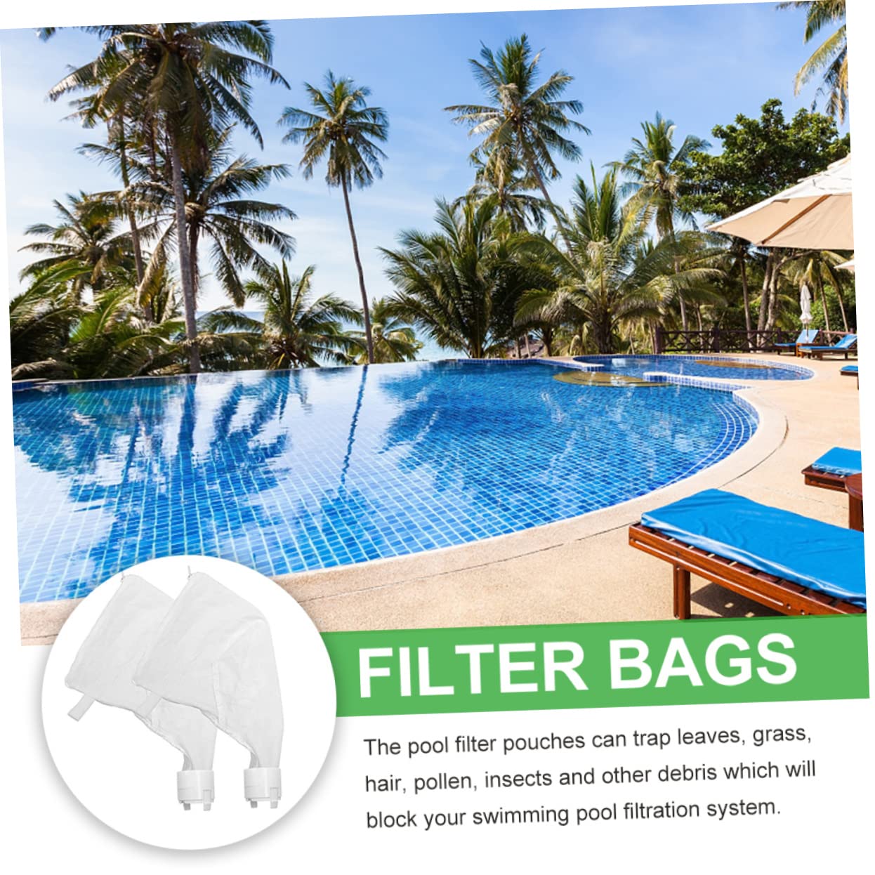 Kisangel 2 Series Bolsa Piscina Red Skimmer para Piscina Pequeña Ultra Piscina Neta Redes De Piscina para Desnatar Red Desnatadora para Piscina Ordenador Personal 2 Piezas*2