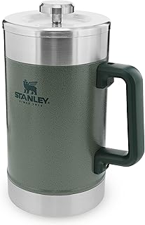 Stanley Klasik French Press Termos, Yeşil (Hammertone Green), 1.4 Litre